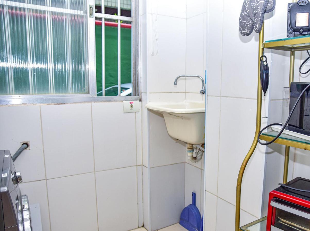 Apartament Charmoso Apto A Beira-Mar Com Wi-Fi Em Santos Sp Zewnętrze zdjęcie